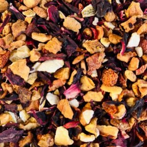 Frutas del bosque 70grs(3€) piel naranja,piel limón,flor de Jamaica,grosella,arándano