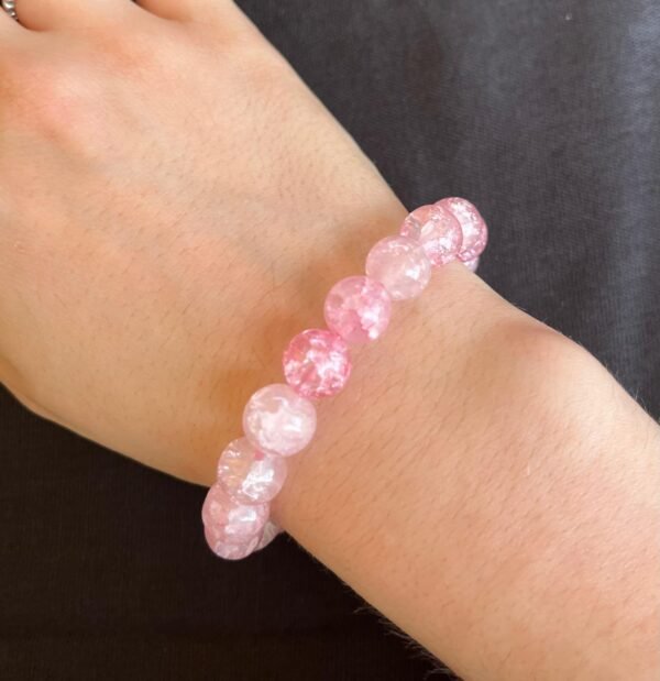 Pulsera cuarzo rosa