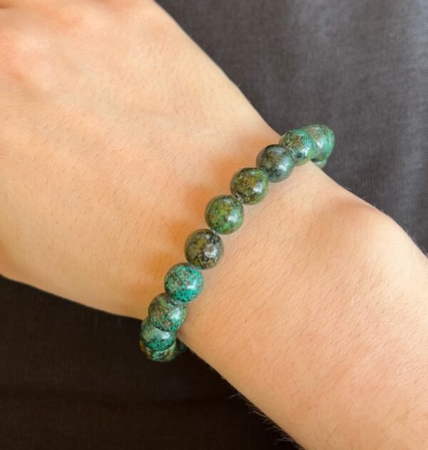 Pulsera turquesa africana